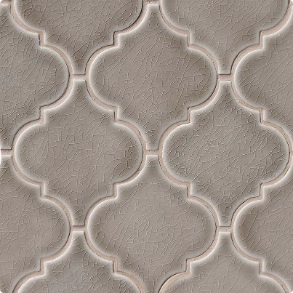 Dove Gray Arabesque Tile - ceramic tile